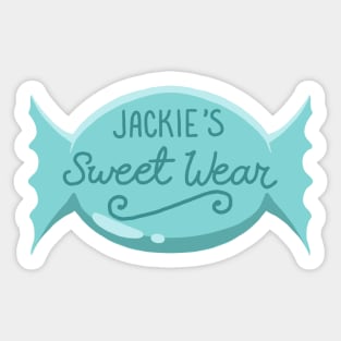 Jackie's Sweet Wear! Sticker